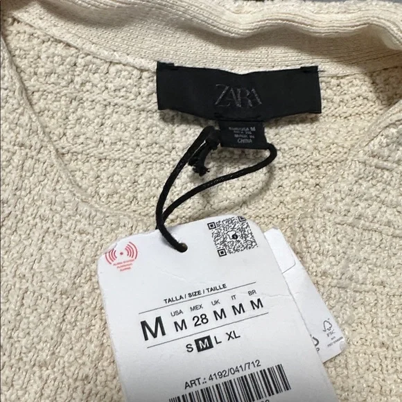 💕 NWT Zara Cardigan Sweater Jacket - Picture 4 of 5